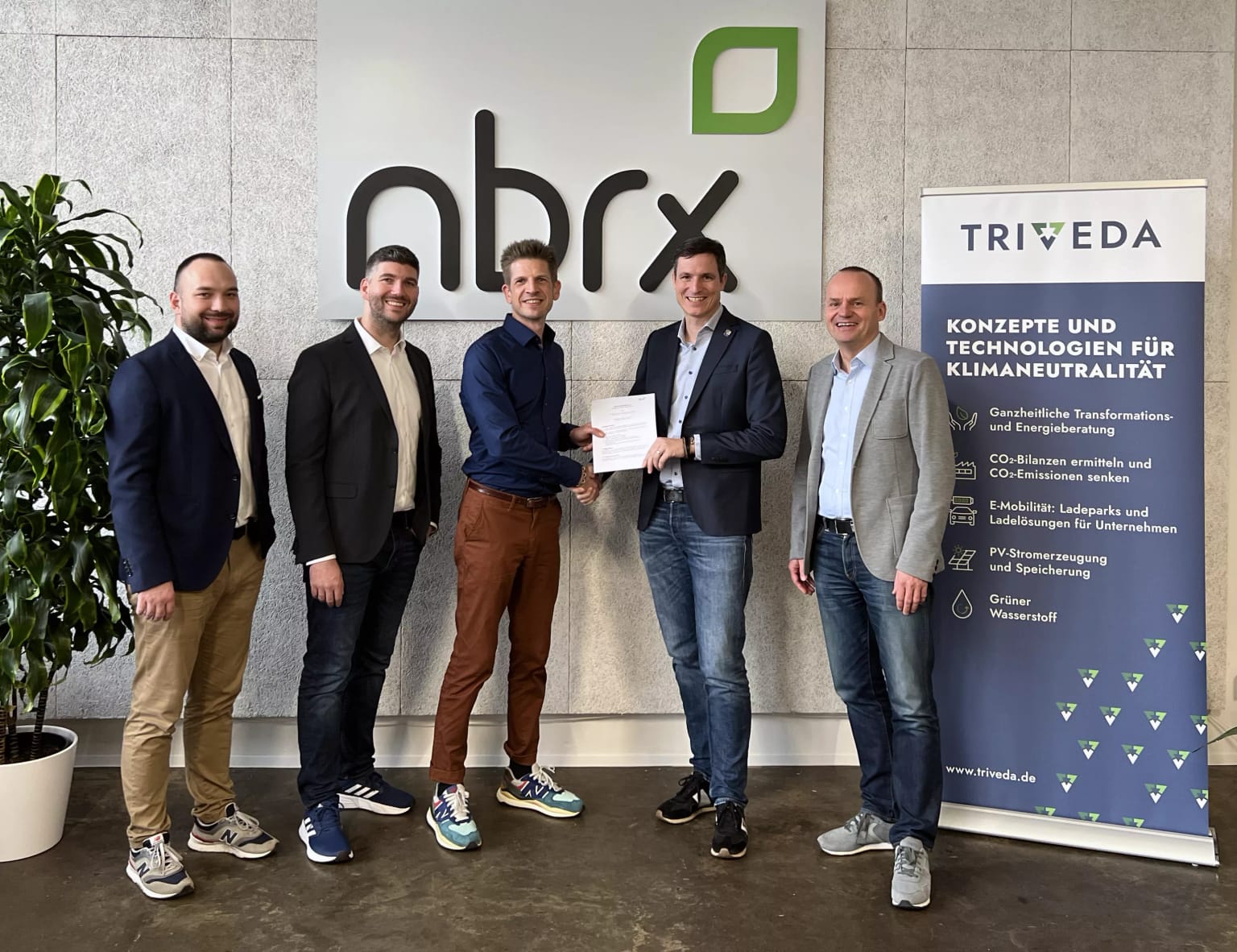 Neue Partnerschaft zwischen NBRX AG und Triveda GmbH für eine nachhaltigere Zukunft